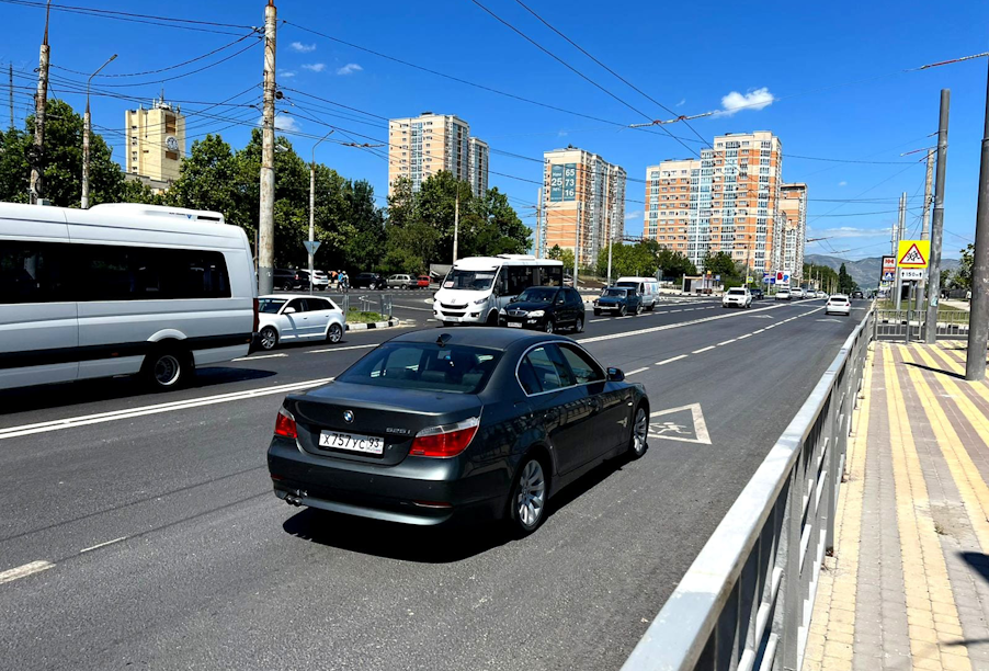 В Новороссийске сдан в эксплуатацию еще один  участок проспекта Ленина